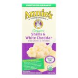 Annie's Homegrown Organic Shells And White Cheddar Macaroni And Cheese, Case Of 12, 6 Oz.