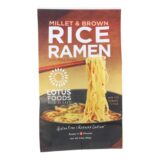 Lotus Foods Ramen, Organic, Millet And Brown Rice, With Miso Soup, 2.8 Oz, Case Of 10