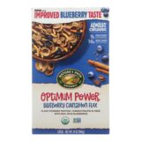 Nature's Path Organic Optimum Power Flax Cereal, Blueberry Cinnamon, Case Of 12, 14 Oz.
