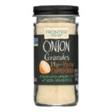 Frontier Herb Onion, Granules, White, 2.29 Oz