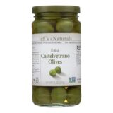 Jeff's Natural Jeff's Natural Castelvetrano Olives, Castelvetrano, Case Of 6, 7.5 Oz.