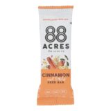 88 Acres, Seed Bars, Oats And Cinnamon, Case Of 9, 1.6 Oz.
