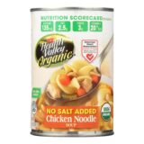 Health Valley Organic Soup, Chicken Noodle No Salt Added, Case Of 12, 14.5 Oz.