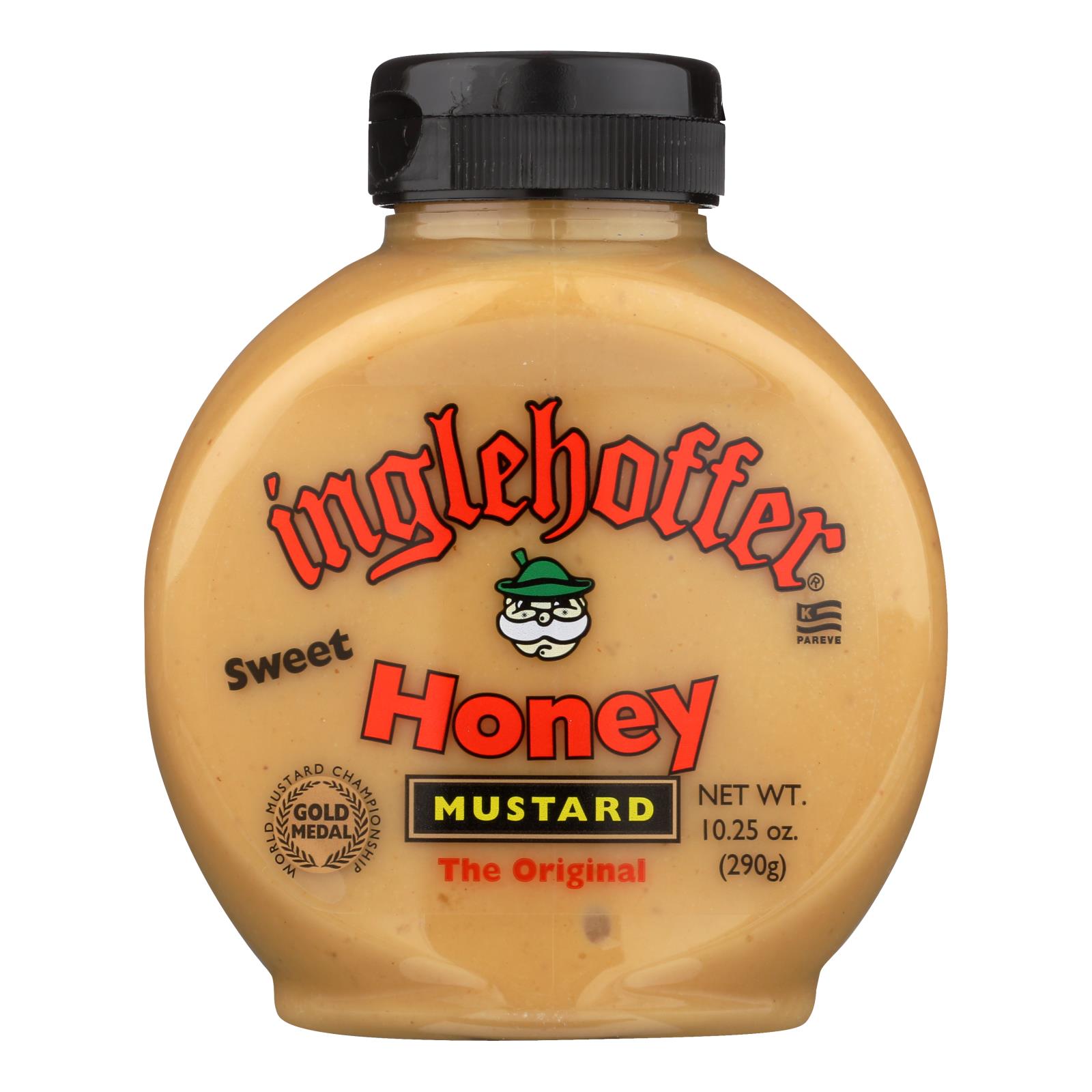 Inglehoffer, Mustard, Honey, Case Of 6, 10.25 Oz.