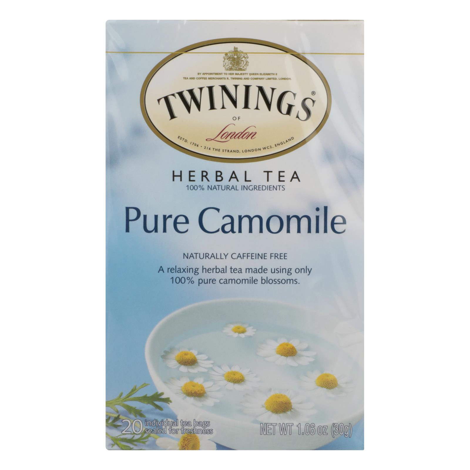 Twinings Tea Jacksons Of Piccadilly Tea, Pure Chamomile, Case Of 6, 20 Bags
