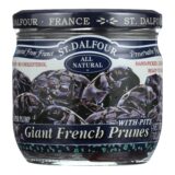 St Dalfour Prunes, French, Giant, With Pits, 7 Oz, Case Of 6