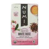 Numi Tea White Tea, White Rose, Case Of 6, 16 Bags