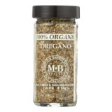 Morton And Bassett 100% Organic Seasoning, Oregano, .7 Oz, Case Of 3