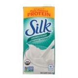 Silk Organic Soymilk, Unsweetened, Case Of 6, 32 Fl Oz.