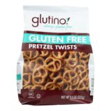 Glutino Pretzel Twists, Case Of 12, 8 Oz.