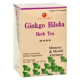Health King Ginkgo Biloba Herb Tea, 20 Tea Bags