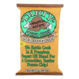 Dirty Chips, Potato Chips, Sour Cream And Onion, Case Of 25, 2 Oz.