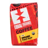 Equal Exchange Organic Drip Coffee, French Roast, Case Of 6, 10 Oz.