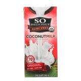 So Delicious Coconut Milk Beverage, Original, Case Of 12, 32 Fl Oz.