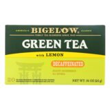 Bigelow Tea Decaffeinated Tea, Green Tea With Lemon, Case Of 6, 20 Bag