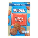 Midel Cookies, Ginger Snaps, Case Of 8, 8 Oz