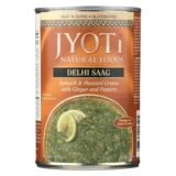 Jyoti Cuisine India Delhi Saag, Case Of 12, 15 Oz.