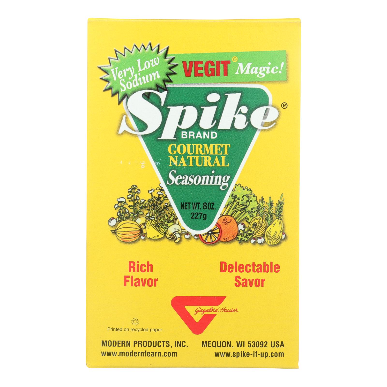 Modern Products Spike Gourmet Natural Seasoning, Vegit, Box, 8 Oz