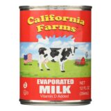 California Farms Evaporated Milk, 12 Oz, Case Of 24