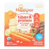 Happy Tot Happy Tot Fiber And Protein, Apple Peach Pumpkin And Cinnamon, Case Of 6, 0.88 Oz.