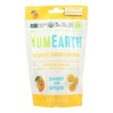 Yumearth Organics Organic Lemon Drops, Cheeky Lemon, 3.3 Oz, Case Of 6