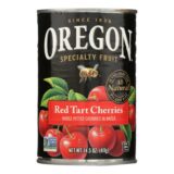 Oregon Fruit Red Tart Cherries In Water, Case Of 8, 14.5 Oz.