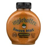 Inglehoffer, Mustard, Sweet Hot, 10.25 Oz, Case Of 6