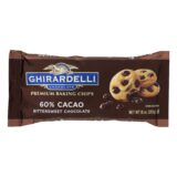 Ghirardelli Cacao Bittersweet, Chocolate Baking Chips, Case Of 12, 10 Oz.
