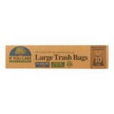 If You Care Trash Bags, Recycled, Case Of 12, 10 Count