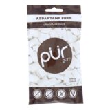 Pur Gum Sugar Free Gum, Chocolate Mint, Case Of 12, 77 Gm