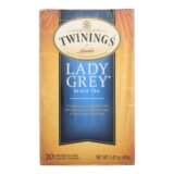 Twinings Tea Black Tea, Lady Grey, Case Of 6, 20 Bags
