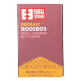 Equal Exchange Organic Rooibos Tea, Rooibos Tea, Case Of 6, 20 Bags