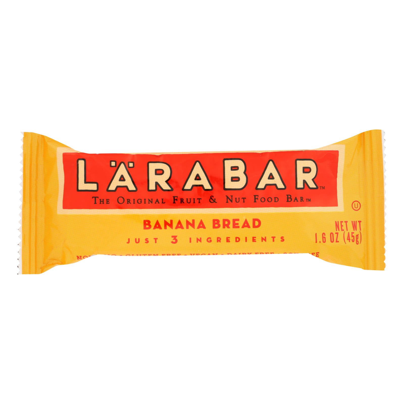Larabar, Bar Banana Bread, Case Of 16-1.6 Oz