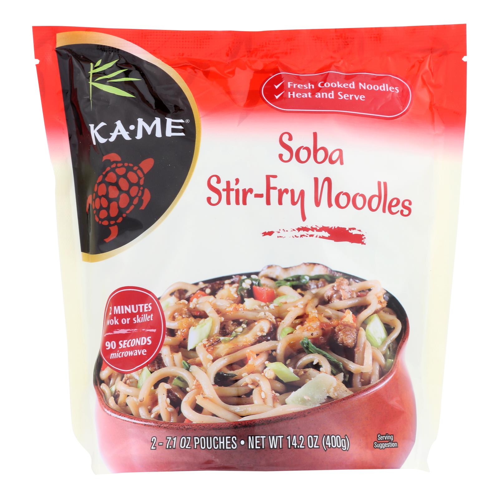 Ka'me Soba Stir Fry Noodles, Case Of 6, 14.2 Oz.