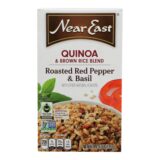 Near East Quinoa Blend, Roasted Red Pepper And Basi, Case Of 12, 4.9 Oz.