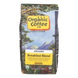 Organic Coffee Company Ground Coffee, Breakfast Blend, Case Of 6, 12 Oz.