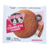 Lenny And Larry's Snickerdoodle Cookie, Cinnamon, Case Of 12, 4 Oz.