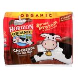 Horizon Organic Dairy Milk, Organic, 1 Percent, Lowfat, Box, Chocolate, 6/8 Oz, Case Of 3