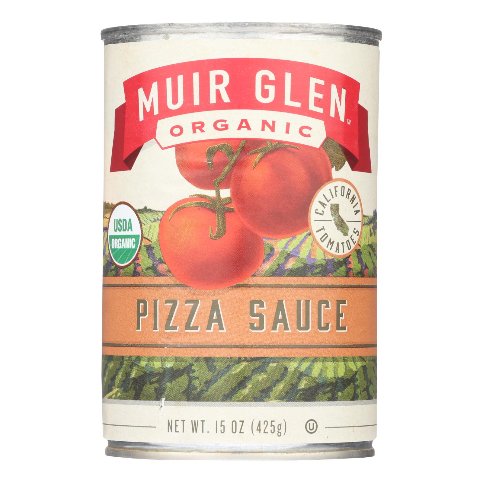 Muir Glen Muir Glen Organic Pizza Sauce, Tomato, Case Of 12, 15 Fl Oz.