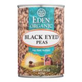 Eden Foods Organic Black Eyed Peas, Case Of 12, 15 Oz.