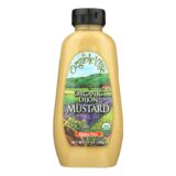Organic Ville Stone Ground Organic, Mustard, Case Of 12, 12 Oz.