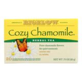 Bigelow Tea Herbal Tea, Cozy Chamomile, Case Of 6, 20 Bag