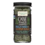 Frontier Herb Chives, Freeze Dried, Cut And Sifted, .14 Oz