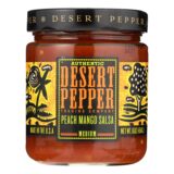 Desert Pepper Trading, Medium Hot Peach Mango Salsa, Case Of 6, 16 Oz.