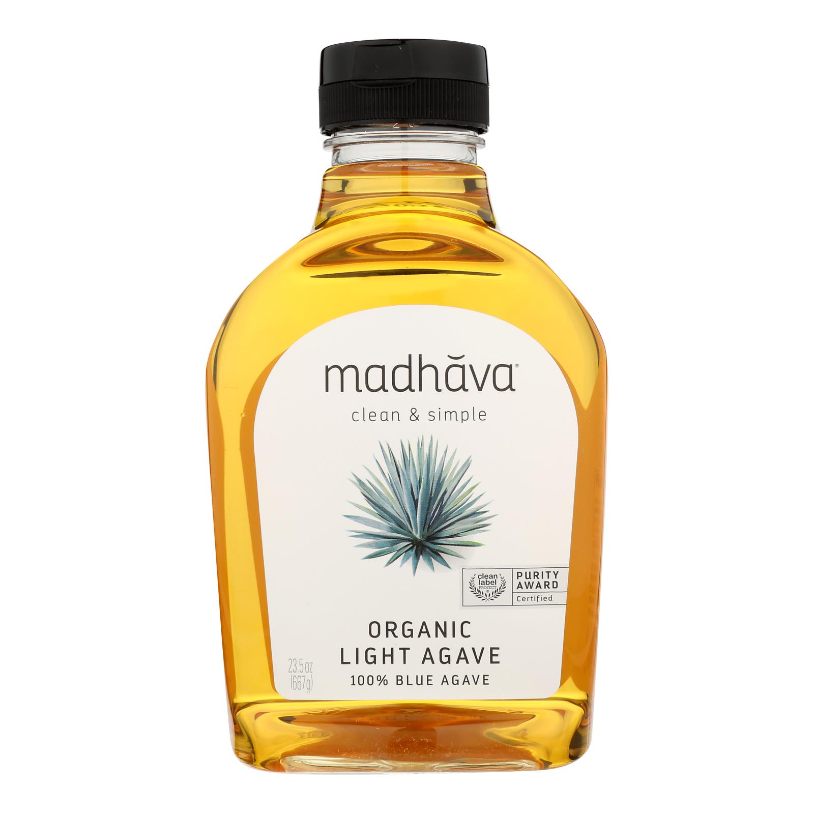 Madhava Honey Golden Light Agave, Case Of 6, 23.5 Oz.