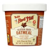Bob's Red Mill, Gluten Free Oatmeal Cup Brown Sugar And Maple, 2.15 Oz, Case Of 12