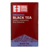 Equal Exchange Organic Black Tea, Black Tea, Case Of 6, 20 Bags
