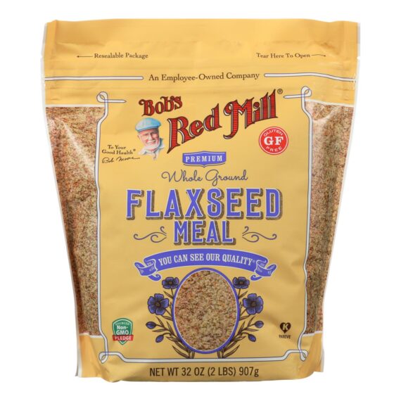 Bob's Red Mill, Flaxseed Meal, Gluten Free, Case Of 4, 32 Oz