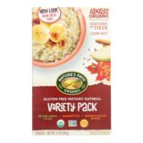 Nature's Path Organic Hot Oatmeal, Variety Pack, Case Of 6, 11.3 Oz.