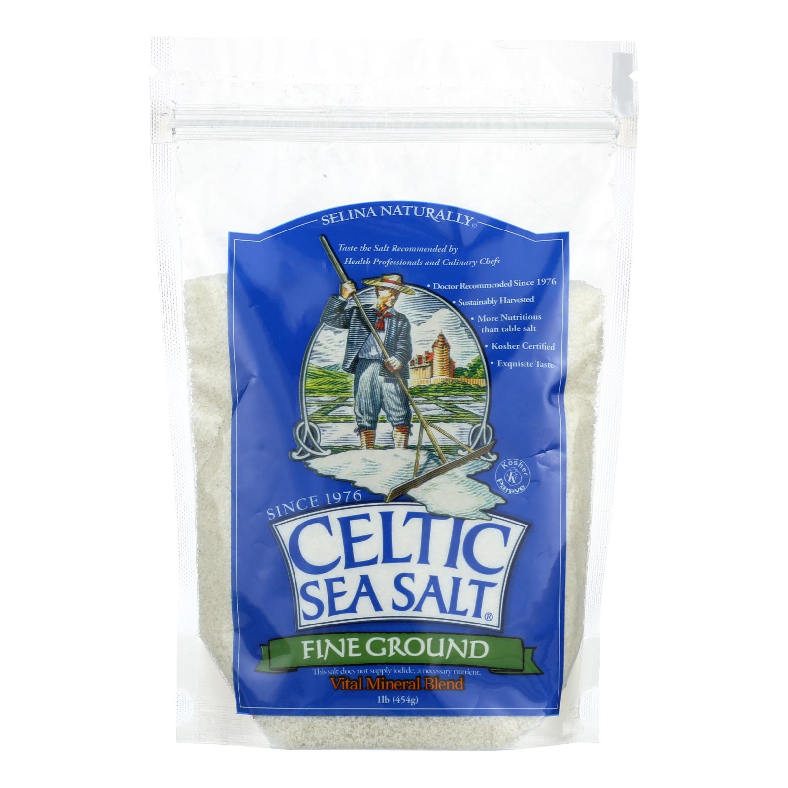 Celtic Sea Salt Fine Ground, Case Of 6 Lbs